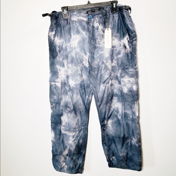 Sanctuary Tie Dye Cargo Pant - Picture 3 of 11